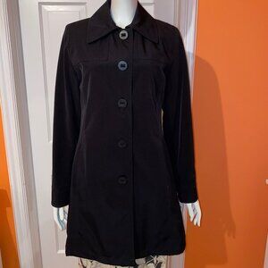 ESPRIT Black Trench Coat New with Tag